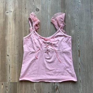 Women's Pink Crop-top